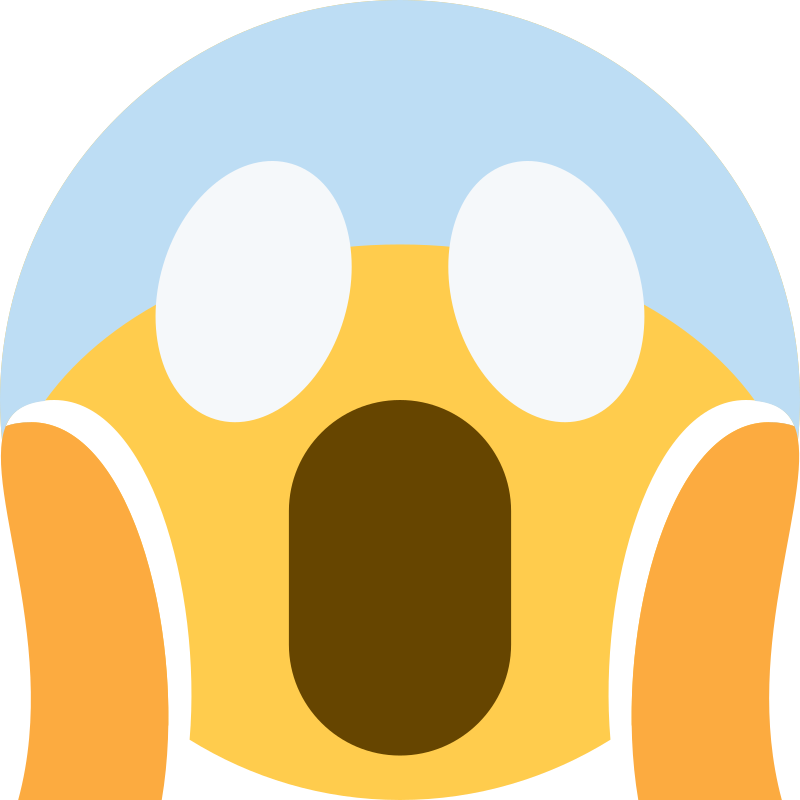 😱 Face Screaming In Fear Emoji, Scream Emoji