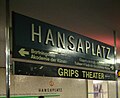Hansaplatz (station sign)