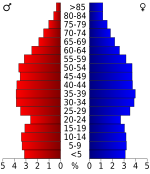 Age pyramid Hawkins County USA Hawkins County, Tennessee.csv age pyramid.svg