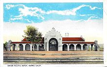 Union Pacific Depot, Yermo, CA postcard.jpg