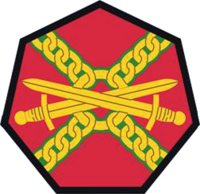 Patch de ombro do Comando de Gerenciamento de Instalação do Exército dos Estados Unidos.png