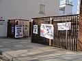 Student election signs for the University of Portsmouth, seen in Portland Street, Portsmouth, Hampshire prior to 2012 student elections.