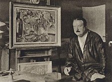 Václav Mašek v atelieru