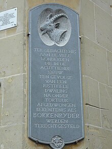 Plaque at the former town hall of Valkenburg Valkenburg.jpg