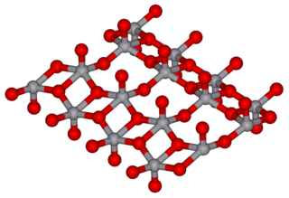 <span class="mw-page-title-main">Vanadium(V) oxide</span> Chemical compound