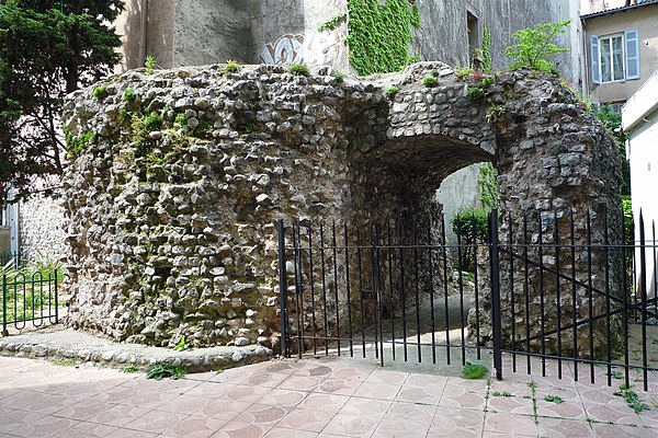 Remnants of the Roman walls