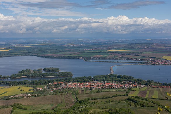 View from Děvín to the north
