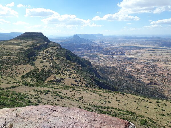 Kayeh Tehli as seen from Tsili ridge