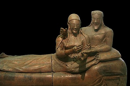 Sarcophagus of the Spouses, late 6th century BC.