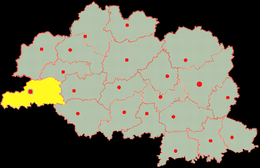 Distretto di Pastavy – Localizzazione