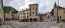 Serravalle middle ages square Vittorio Veneto (Serravalle) - Piazza Flaminio.jpg