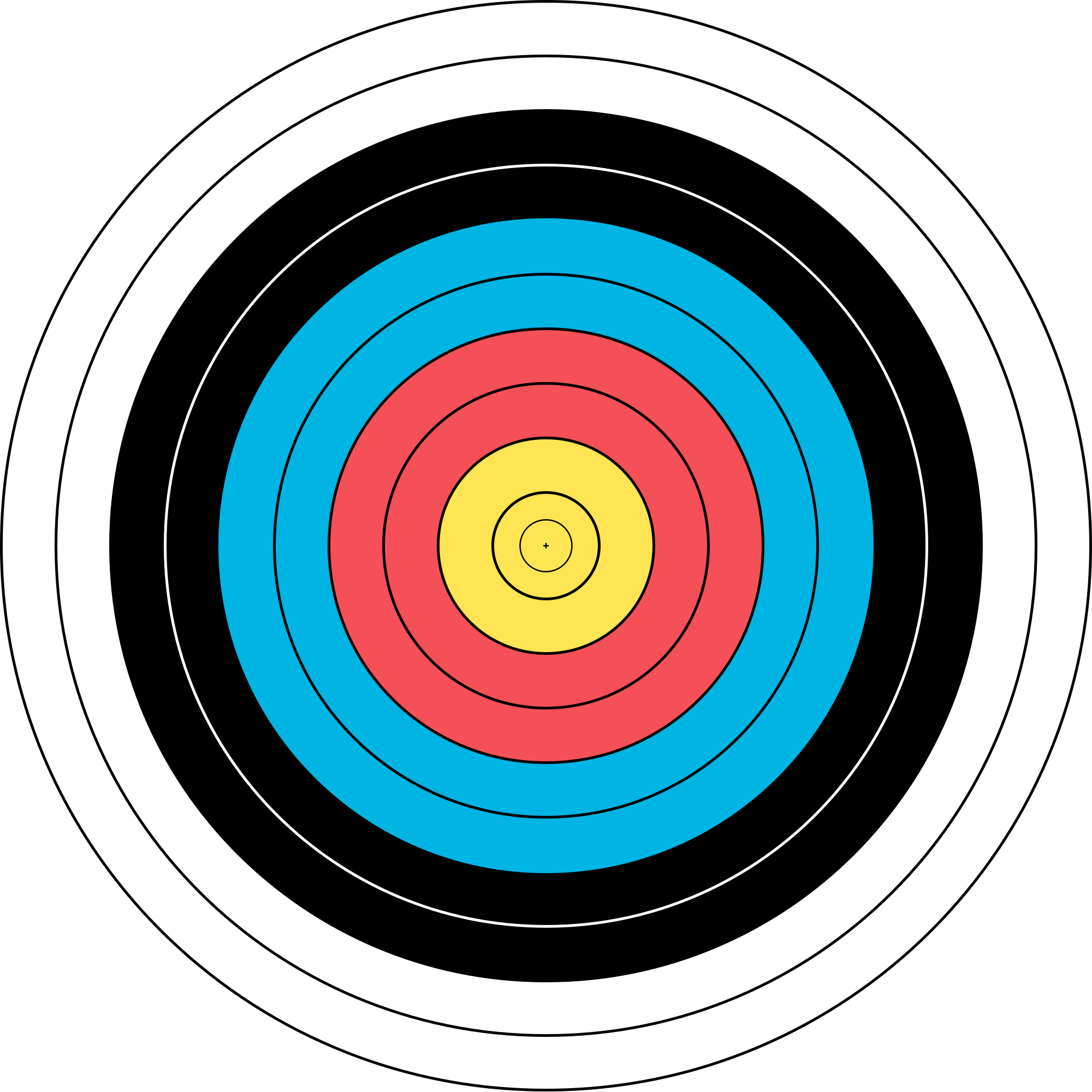 Download File:WA 80 cm archery target.svg | A for Athlete | FANDOM ...