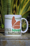 Wiki Loves Butterfly mug