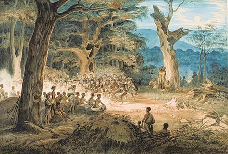 ไฟล์:WR Thomas - A South Australian Corroboree, 1864.jpg