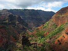 Øya Kauai hvor utendørsscenene ble filmet.