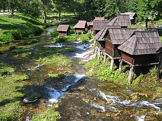 Watermills on the Pliva