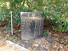 Grabstein für die verstorbenen jüdischen Bürger