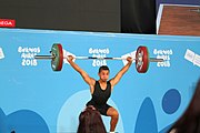 Deutsch: Gewichtheben bei den Olympischen Jugendspielen 2018; Tag 2, 10. Oktober 2018; Jungen 62 kg English: Weightlifting at the 2018 Summer Youth Olympics at 8 October 2018 – Boys' 62 kg