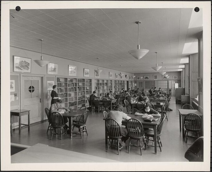 File:Wellesley Senior High School, exhibit by Mass. WPA Art Project, February 26-March 12, 1940 - DPLA - 54815110d9ad1969afc25b239d7df5bb.jpg