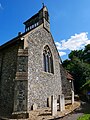 West face of the medieval Keston Parish Church in Keston. [463])