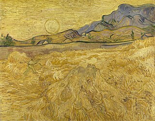 <i>Reaper</i> (Van Gogh series) 1889 series of three paintings