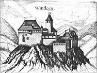 Замък Виндег ок. 1674