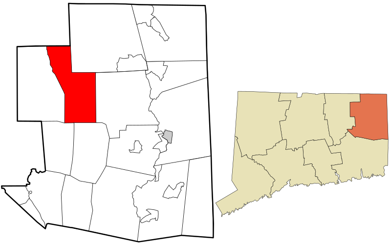 File:Windham County Connecticut incorporated and unincorporated areas Eastford highlighted.svg