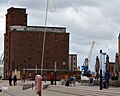 Blick auf den Hafen , Speichergebäude