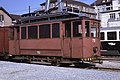 Tracteur Xe 2/2 751 Ex-TL assurant l'acheminement des trains marchandises jusqu'à la gare de Lausanne-Sébeillon à l'ancienne gare de Lausanne-Chauderon en 1968.