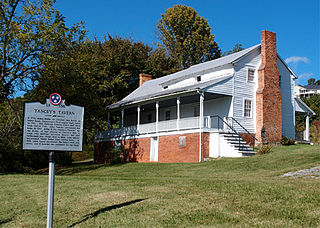 Yanceys Tavern building in Tennessee, United States