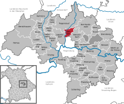 Läget för Zeitlarn i Landkreis Regensburg