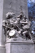 Civil War Soldiers Memorial by Hermon Atkins MacNeil (1921)