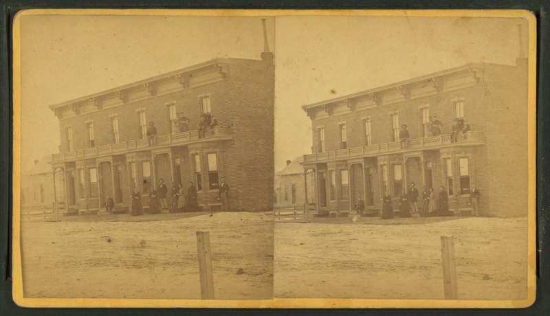 File:"Learned's" Block, corner Lawrence & 20th St, from Robert N. Dennis collection of stereoscopic views.png