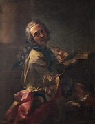 Portrait of a painter by Federiko Benković, Gallerie dell'Accademia in Venice.