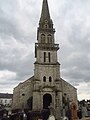 Le clocher de l'église paroissiale Saint-Gilles.