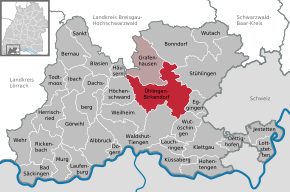 Poziția localității Ühlingen-Birkendorf