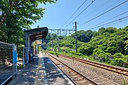 ホーム（2024年、松山方向）