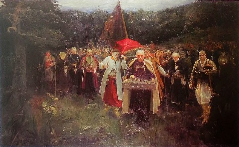 File:Олександр Мурашко. Похорон кошового. Oleksandr Murashko. Burial of a Kish Otaman.jpg