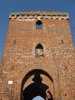 Ruínas da torre do castelo