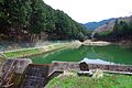 簡易水道水源地の周りの森林（奈良県）