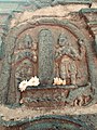 11th 12th century Pachala Someshwara Temple reliefs and mandapams, Panagal Telangana India - 55.jpg