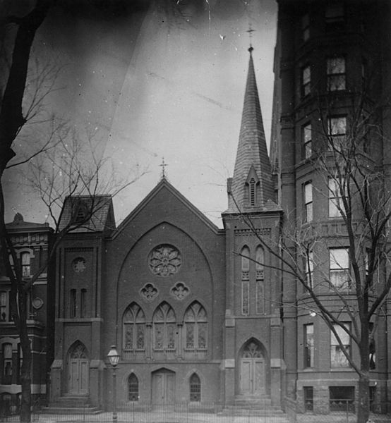 Garnet served as pastor of the Fifteenth Street Presbyterian Church in Washington, D.C., from 1864 to 1866. The church is shown here as it was in abou