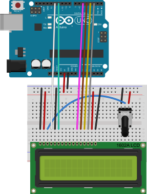File:16x2 LCD Arduino connection Sketch.svg