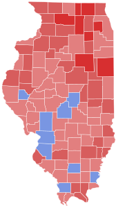 1966 United States Senate election in Illinois results map by county.svg