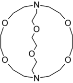 Structural formula of [2.2.2] cryptand