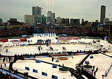 File:20120801 Wrigley Field with Ron Santo 10 flags on the roof.JPG -  Wikipedia