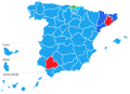 Simple results of the 2011 Spanish general election.