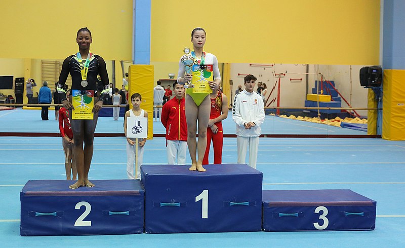 File:2019-11-30 OHC Liberec 2019 WAG Apparatus finals Victory ceremonies (Martin Rulsch) 10.jpg