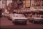 42nd street in Manhattan, Augustus 1973