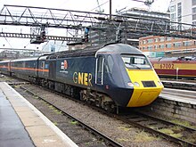 GNER liveried InterCity 125 departing King's Cross